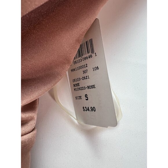 Pink Satin Party Cocktail Dress Windsor SZ Small - Picture 4 of 6